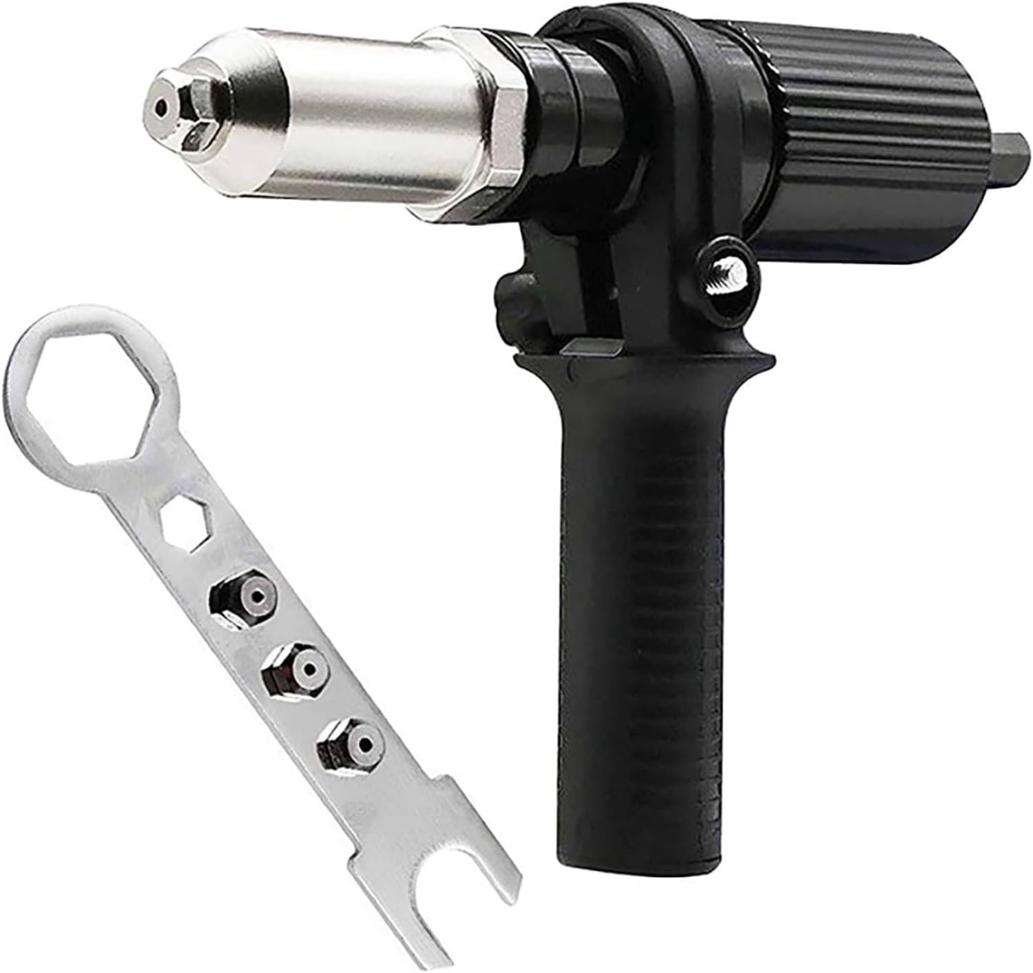 Klinknagelinzetgereedschap, elektrisch klinknagelpistool Adapterkopconnector Handgereedschapset voor draadloze - Vemera