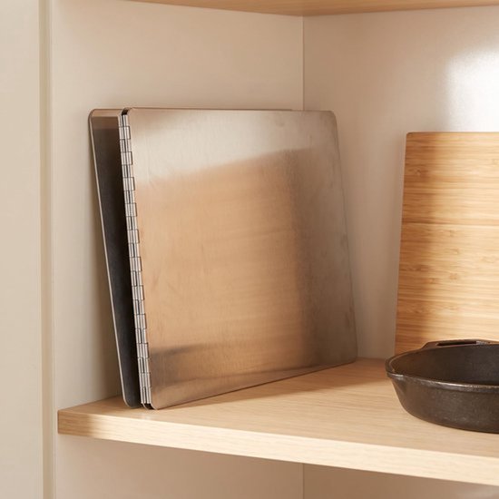 Roestvrijstalen Kachelscherm Warmtebestendig Vetschild, Kookplonsbeschermer voor Zelfgemaakte Chef -kok (40x40x30cm / 15.7x15.7x11.8in) — afbeelding 5
