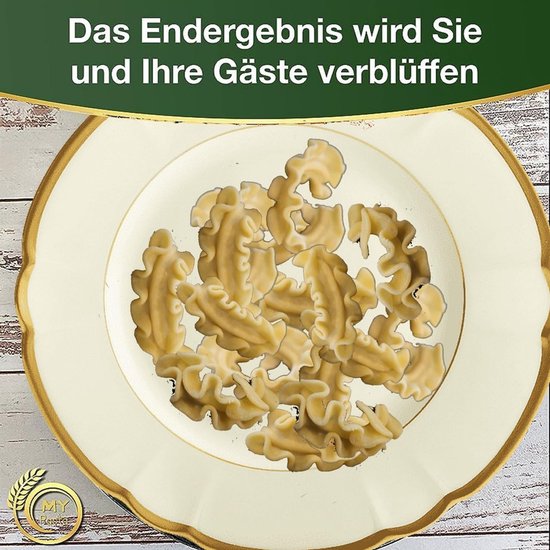 Pasta machine-schijven, geavanceerde pastaschijven voor zelfgemaakte pasta, compatibel met uit de serie 7000, (Reginette Bucata) — afbeelding 4
