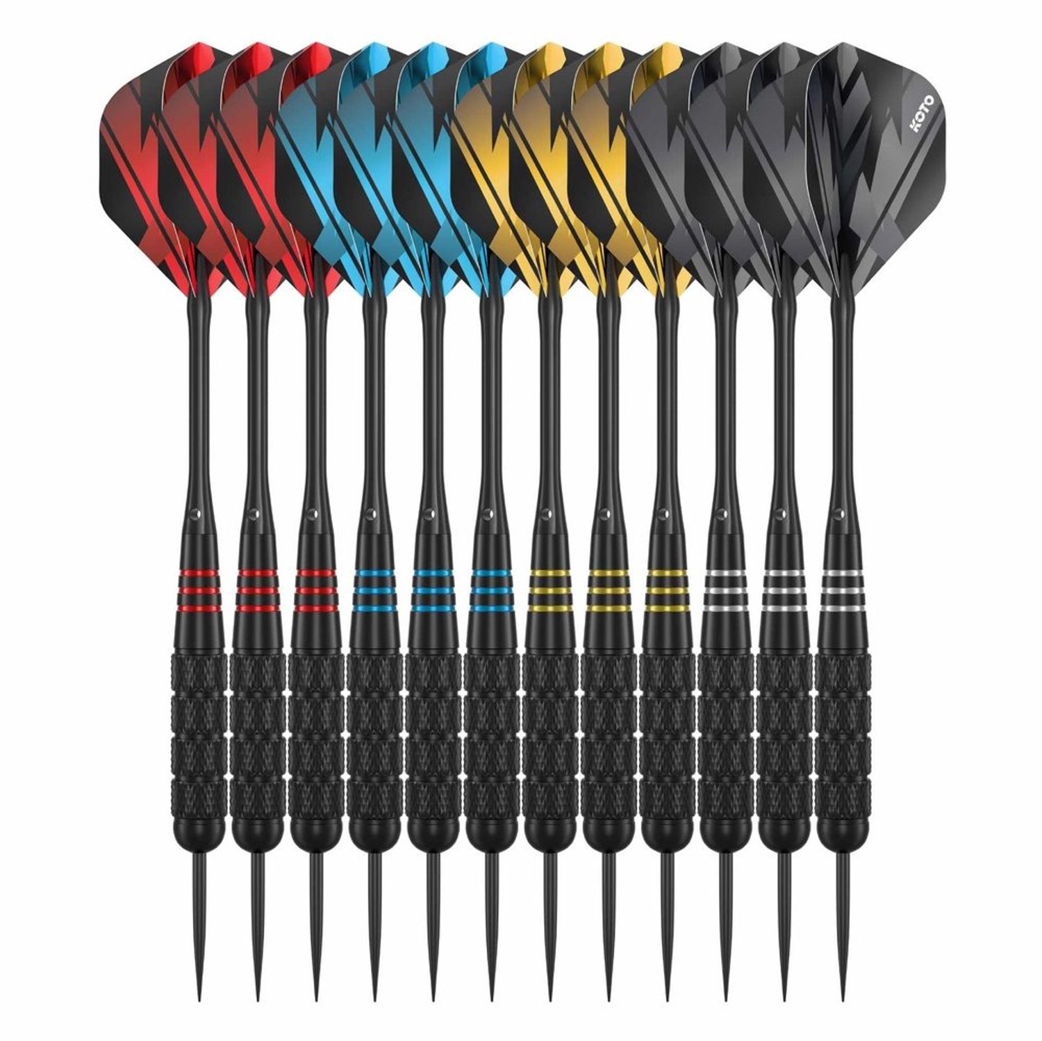 Brass Dartset van 12 Stuks met Tas