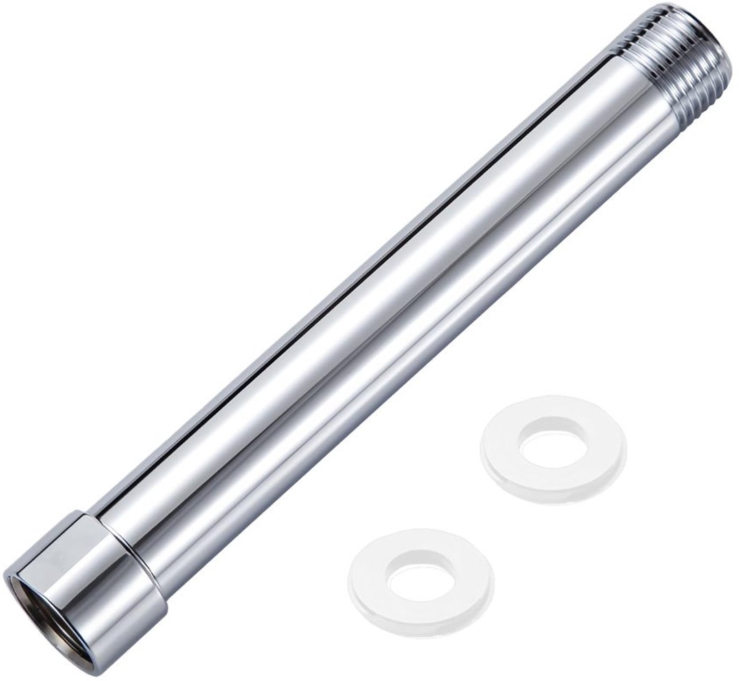 Douchekopverlenging 6 Inch - Verlengbuis - Douchearm - G1/2 Aansluiting - Roestvrij Staal - Verbeterde Douche-ervaring