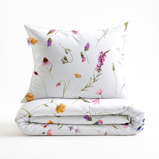 Zohome Dekbedovertrek Rosella - Multi - Bloemen - Dekbedovertrek 240x200/220 cm - 100% Microvezel - Lits-Jumeaux Dekbedovertrek van Merkloos — afbeelding 2
