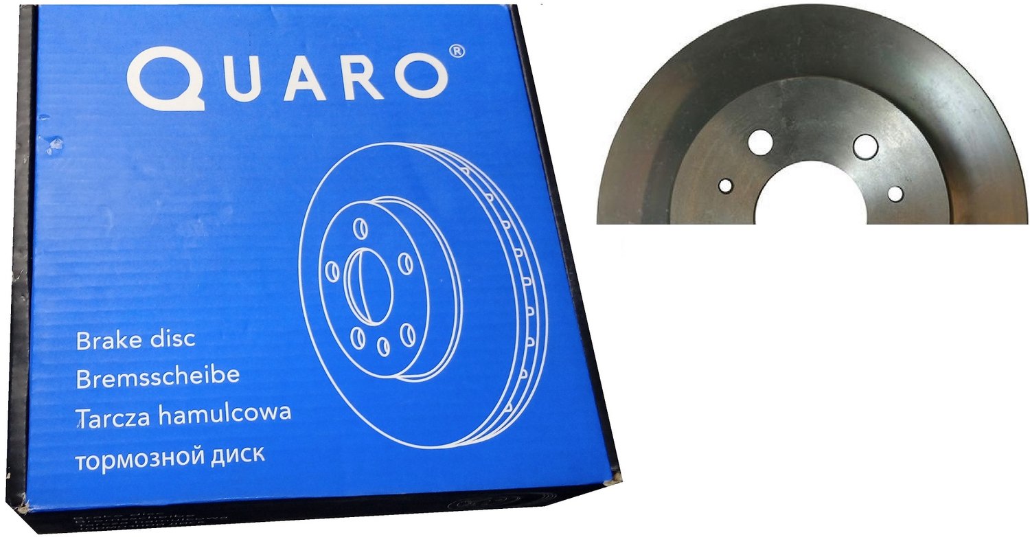 Quaro Remschijf QD7249 Geventileerd Ford Mondeo IV MK4 Voorzijde