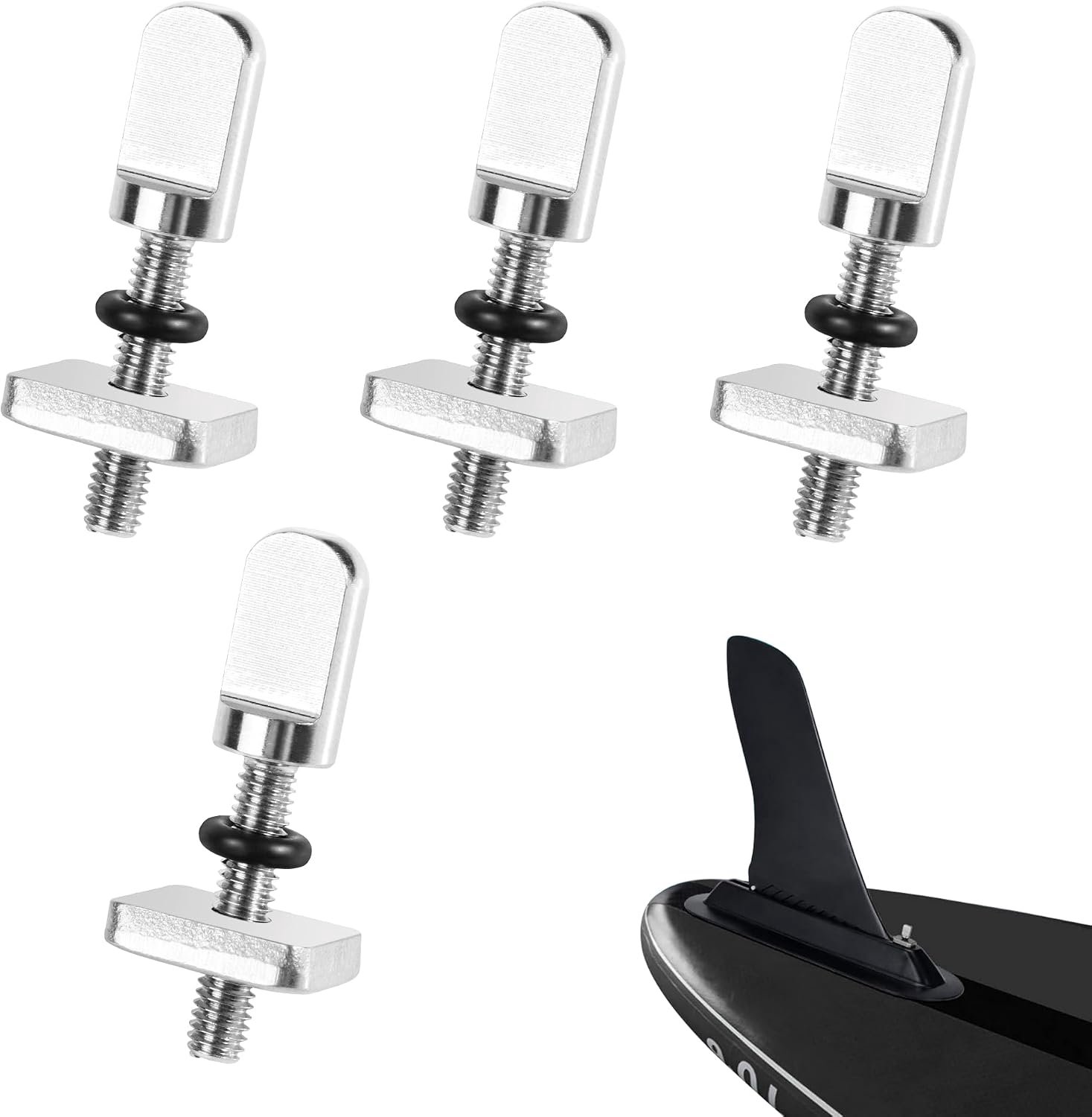 Surfboard schroeven 4 stuks - RVS - corrosionbestendig - eenvoudig te installeren - Homevero
