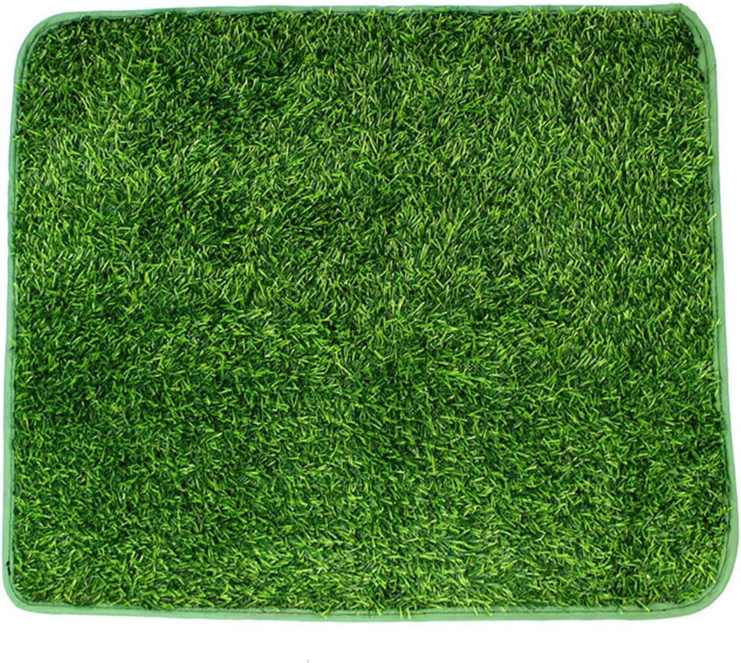 Kunstgras Hondentoilet 46 x 70 cm Wasbaar Antislip Puppy Toilet voor Binnen, Balkon en Tuin met Natuurlijke Uitstraling