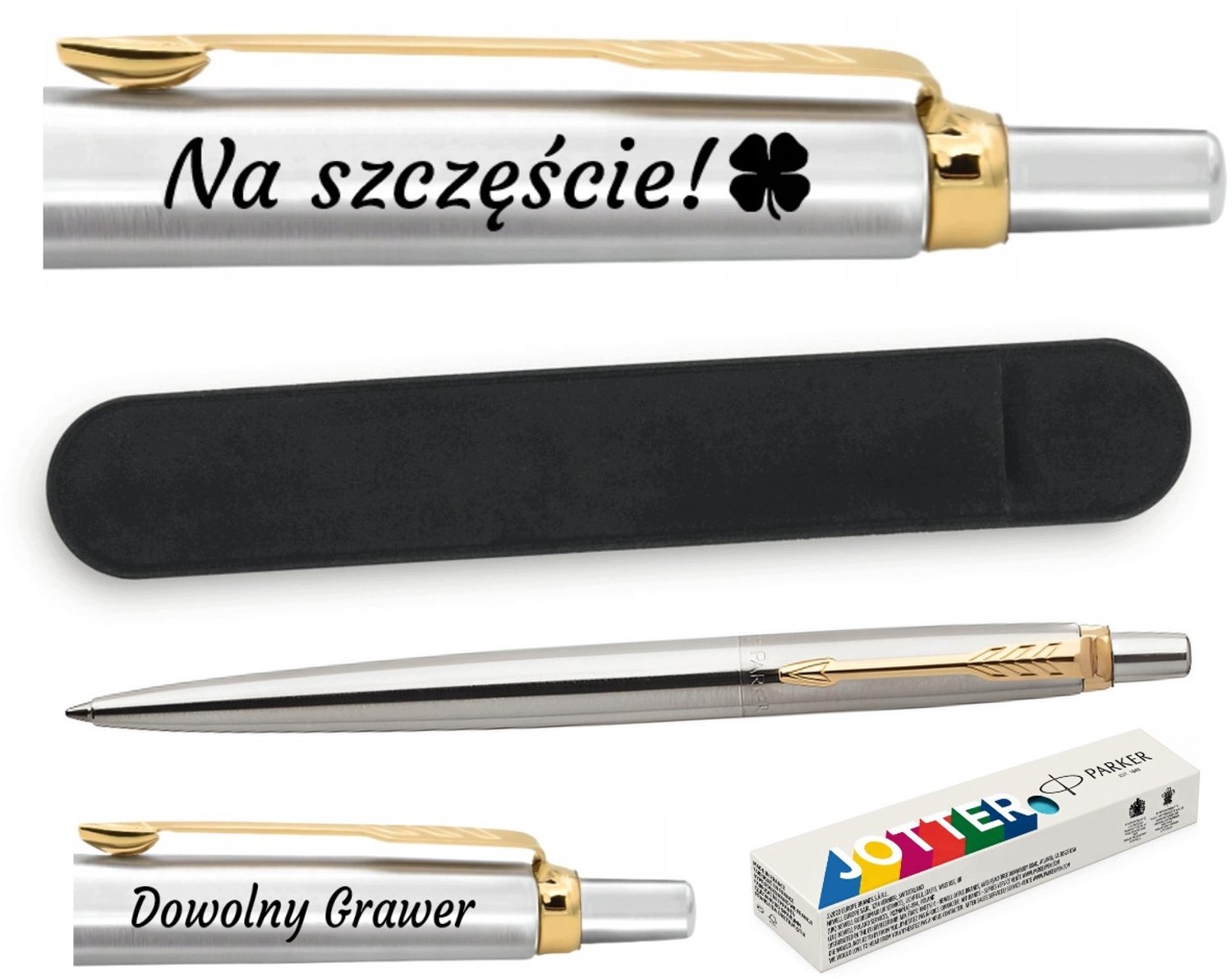 Parker Jotter GT Stalen Pen met GRATIS Gravering - Uniek Cadeau