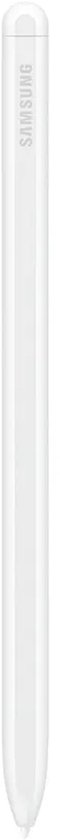 Witte Samsung S Pen met het Samsung-logo op de behuizing.