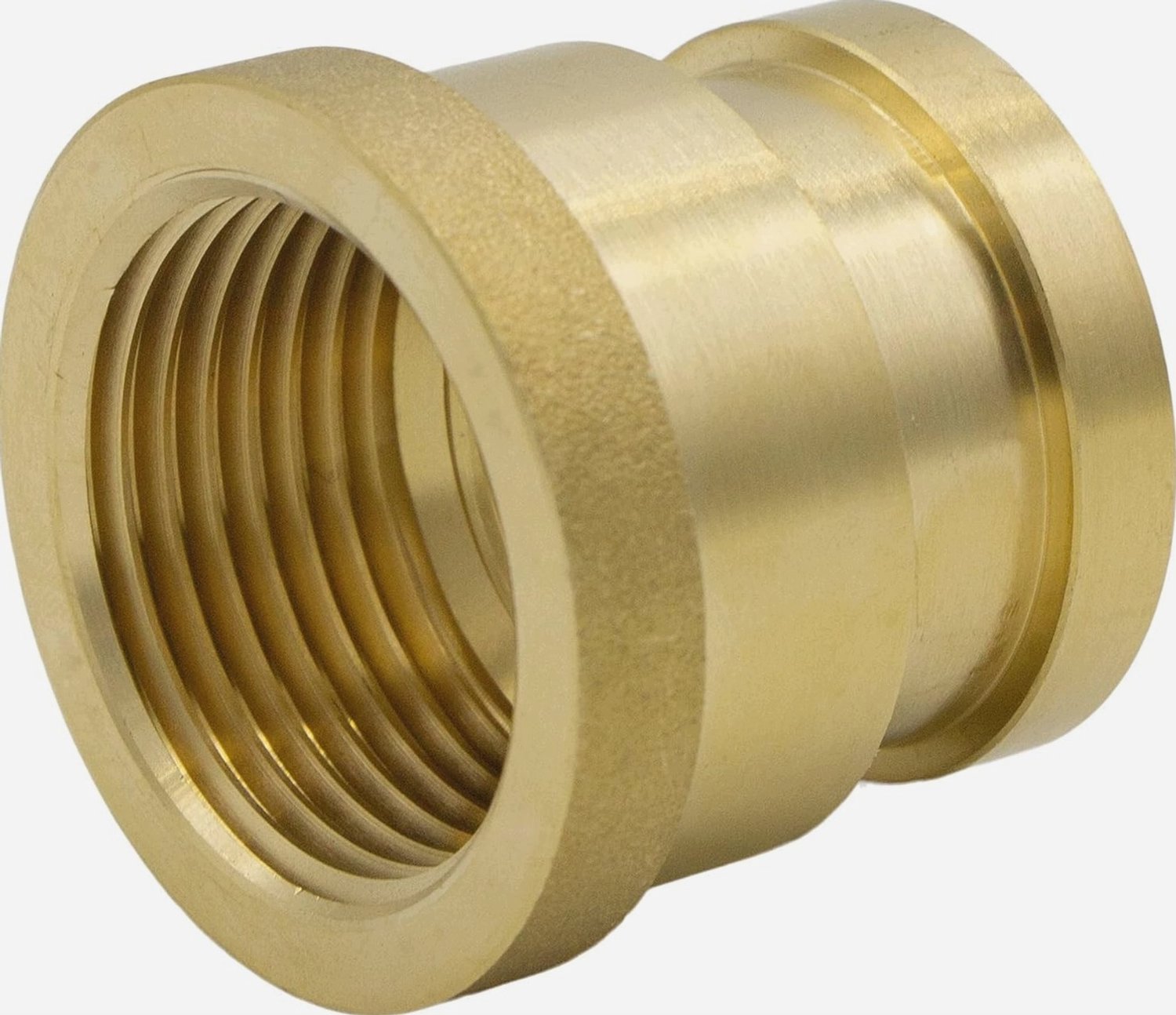 Messing Reductiemof 1" x 3/4" - Stevig Tuinslang Verbindingstuk