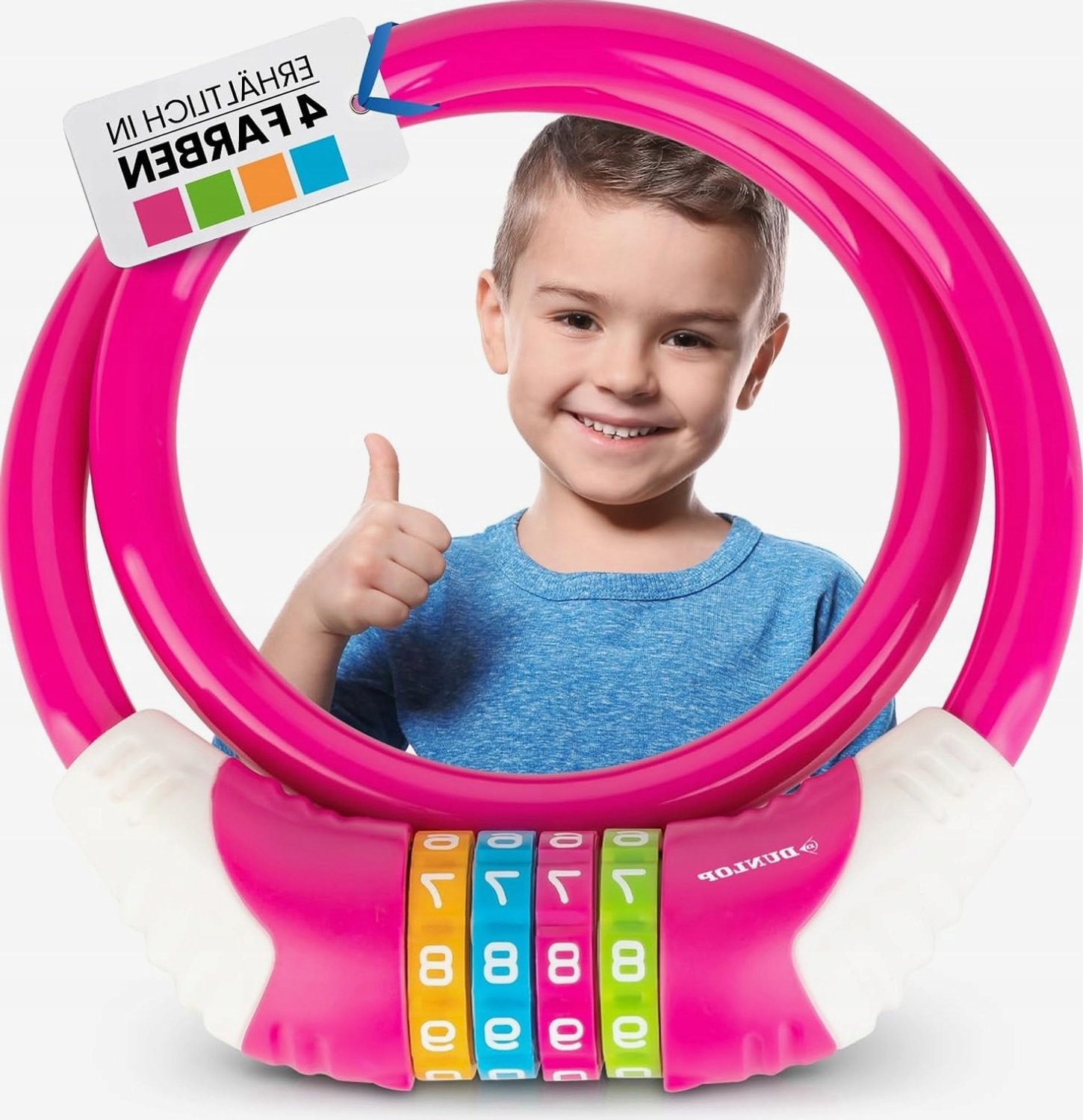 Kinderfiets Kettingslot 65cm Kleurrijk Cijferslot Gehard Staal