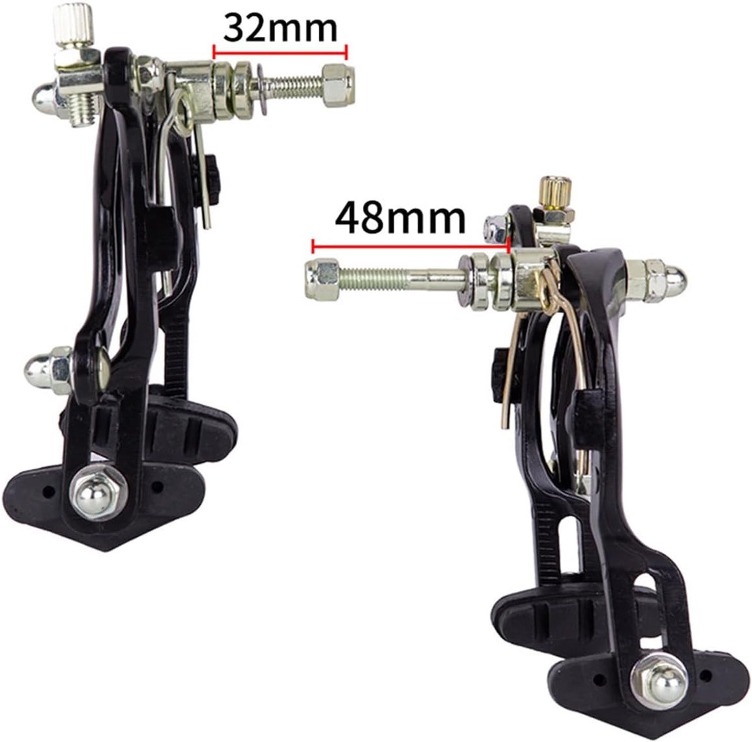 Voor- en achterrem voor racefietsen aluminium remklauwen lange arm rem voor MTB en racefietsen