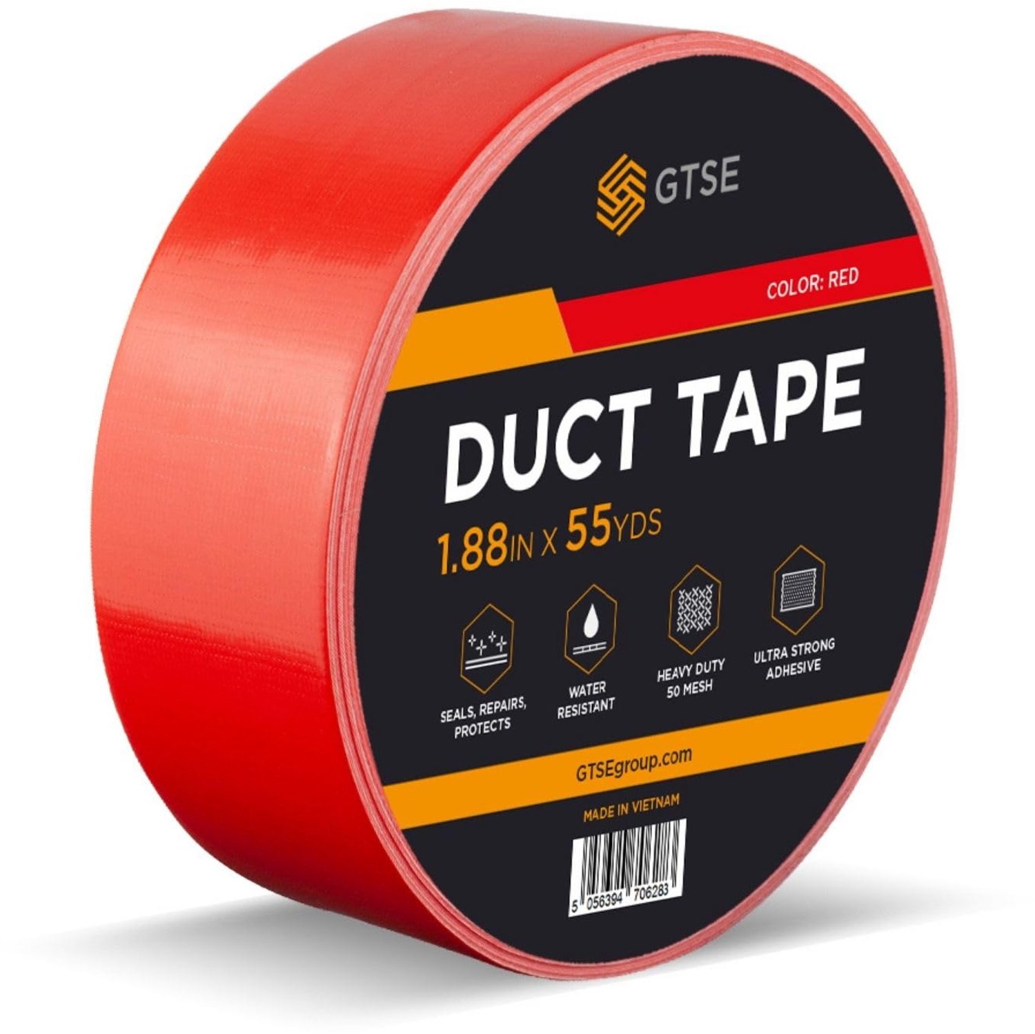 GTSE - Red woven tape - 48mm x 50m - 1 roll - durable armor tape - ShopVlot