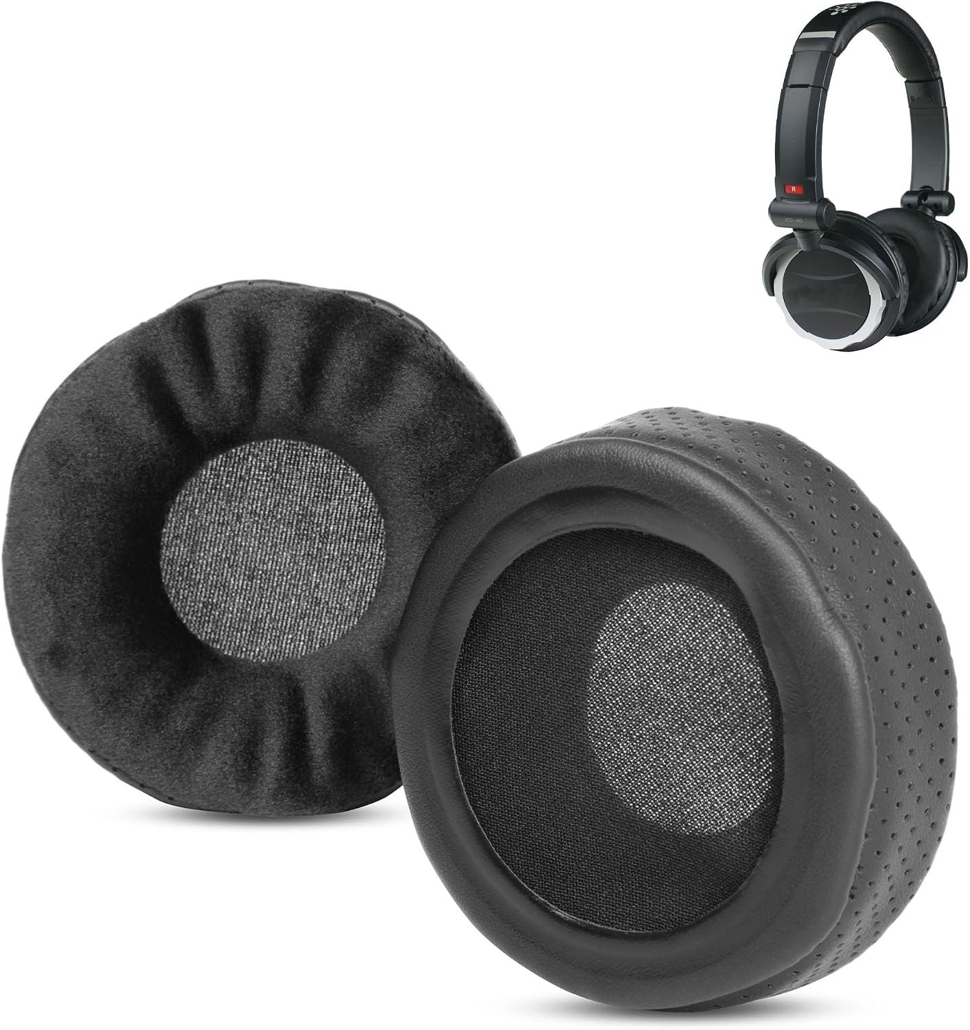 Ear Pads Compatible with Allen & Heath Xone XD40 XD-40 Headset Headphone Ear Pads Replacement Pad (Soft Fabric/High - ShopVlot