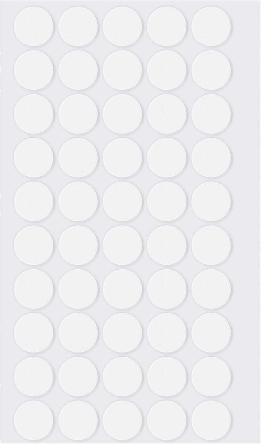 SnelShoppen - Double-sided adhesive dots 50 stuks | 15 mm ronde transparante nano plakpunten | Verwijderbare, watervaste kleine stickers voor knutsele