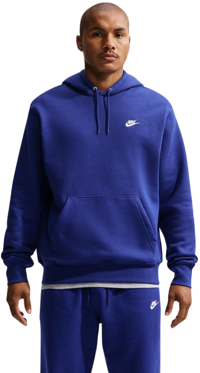 Nike Club Fleece Hoodie Heren Blauw