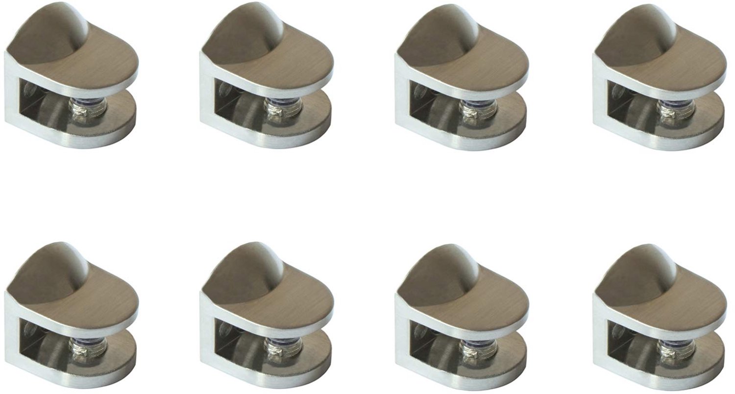 Glasklemmen Set - Gebogen Ontwerp - 8 Stuks