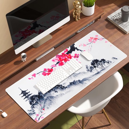 Gaming Mouse Pad XXL 900 x 400mm met Japan Sakura Motief — afbeelding 5