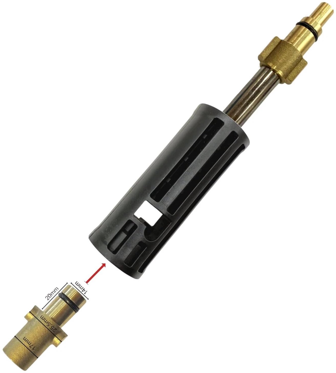Bayonet adapter voor hogedrukreiniger - Compatibel met Nilfisk/Gerni/Lavor