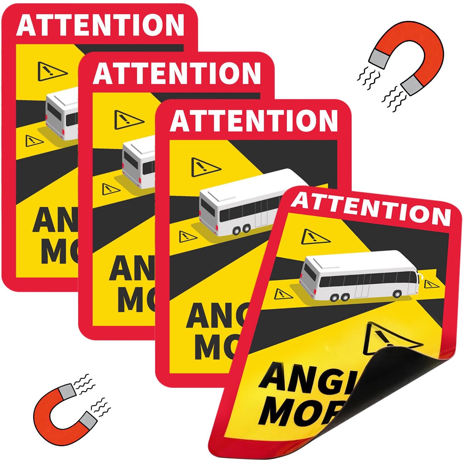 Set van 4 Magnetische Hoekstickers voor Motorhomes
