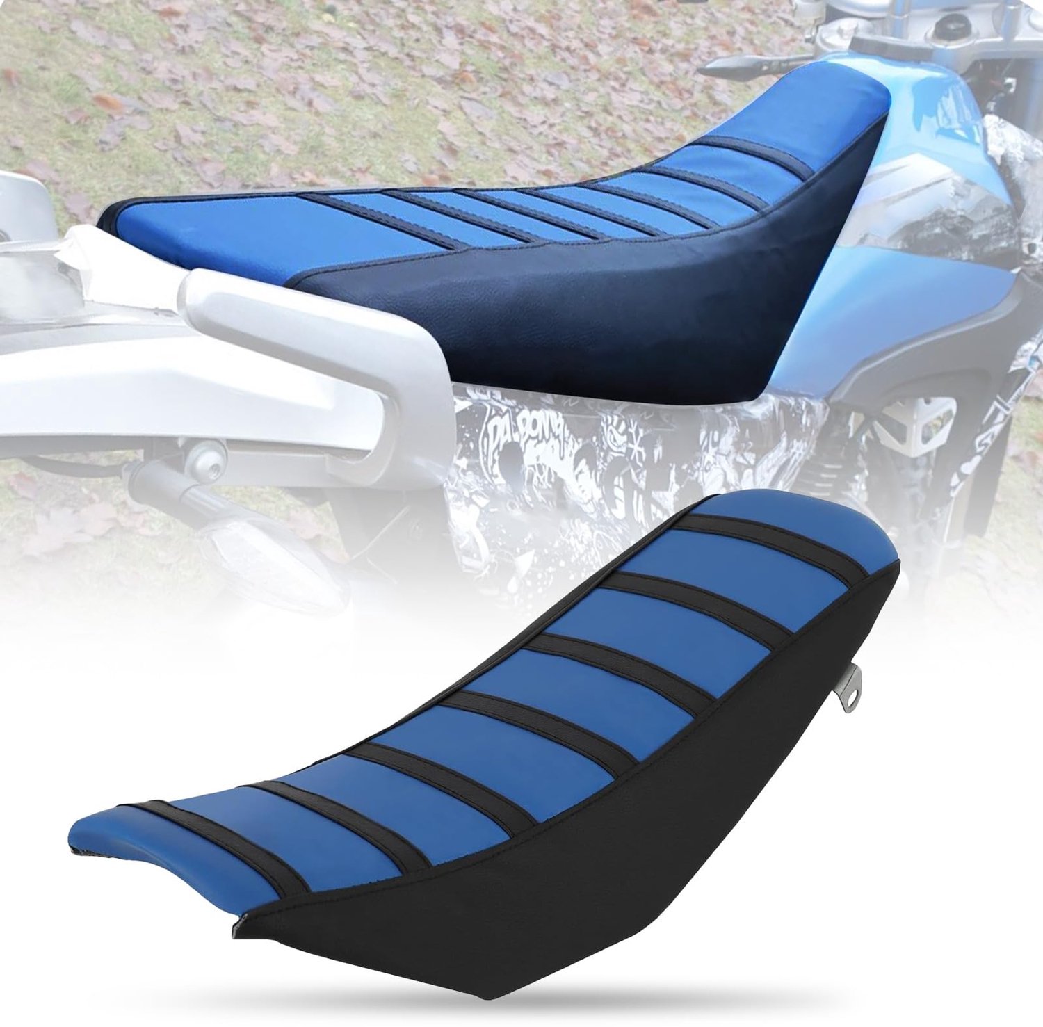 Universele Zachte Zittinghoes voor Motorfietsen in Blauw