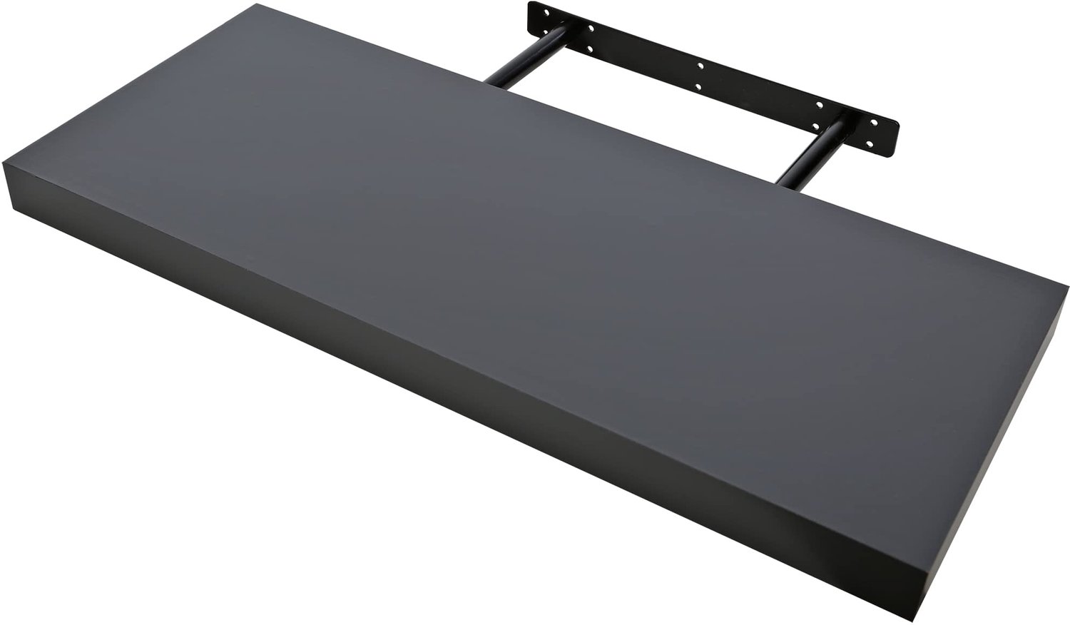 Wandplank van Hout Antraciet Grijs 60 x 25 x 4 cm