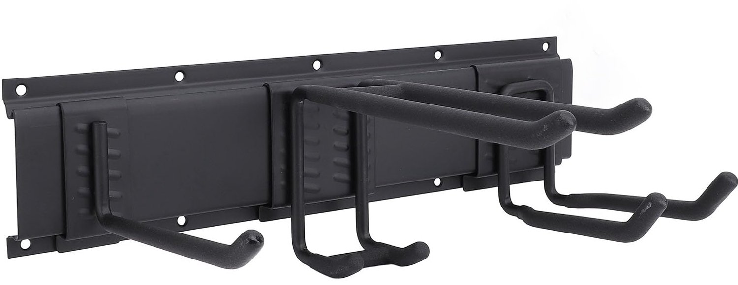 Gereedschap Organizer Wandmontage - Stalen Opbergrek met 7 Haken - Garagemuuropslag - Tuingereedschap - Weerbestendig - Eenvoudig te installeren