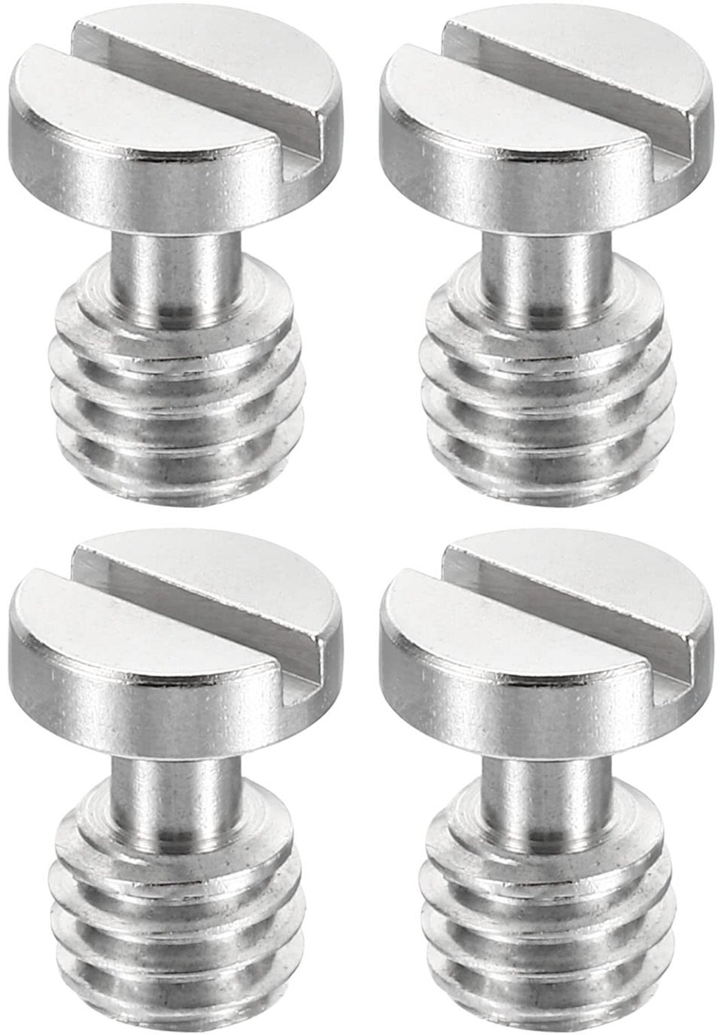RVS Camera Statief Schroef voor Diverse Apparatuur - 4 Stuks