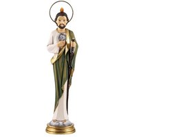 Handbeschilderd Figuur Heilige Judas Thaddeus 30 cm
