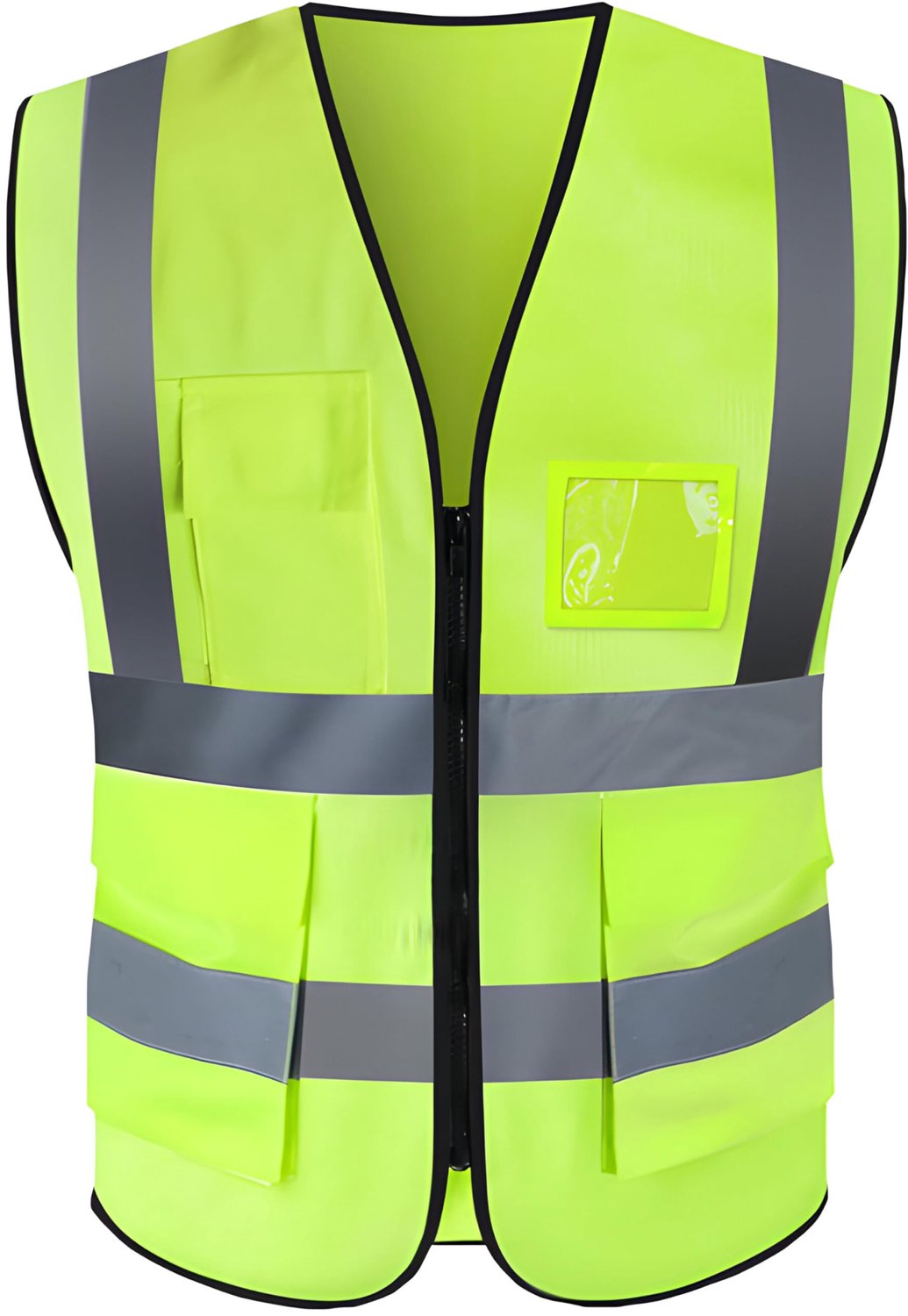 Veiligheidsvest - Reflecterend - Neongele Kleur - Ademend Materiaal - Universele Maat - Optimale Zichtbaarheid - Reflecterend Vest