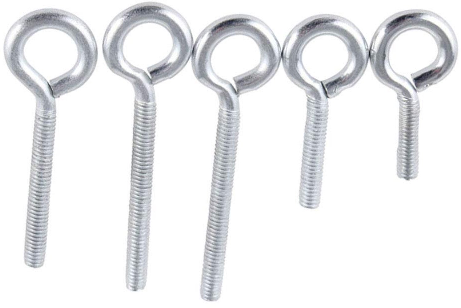 Oogbouten M3/M4/M5/M6/M8 - Haakbouten - Ringbouten - Schroeven - Zink - 100 Stuks