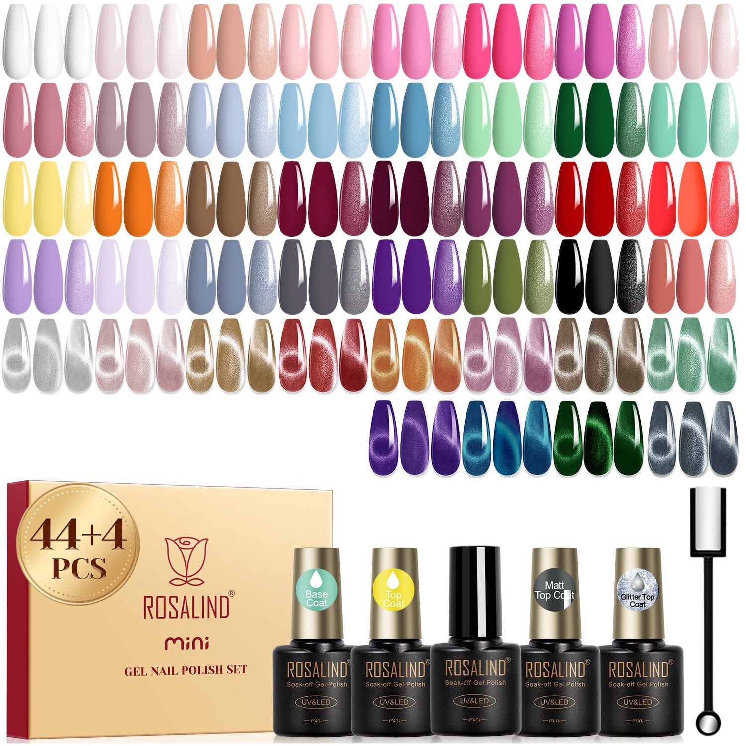 Set van 48 UV Nagellakken in Diverse Kleuren