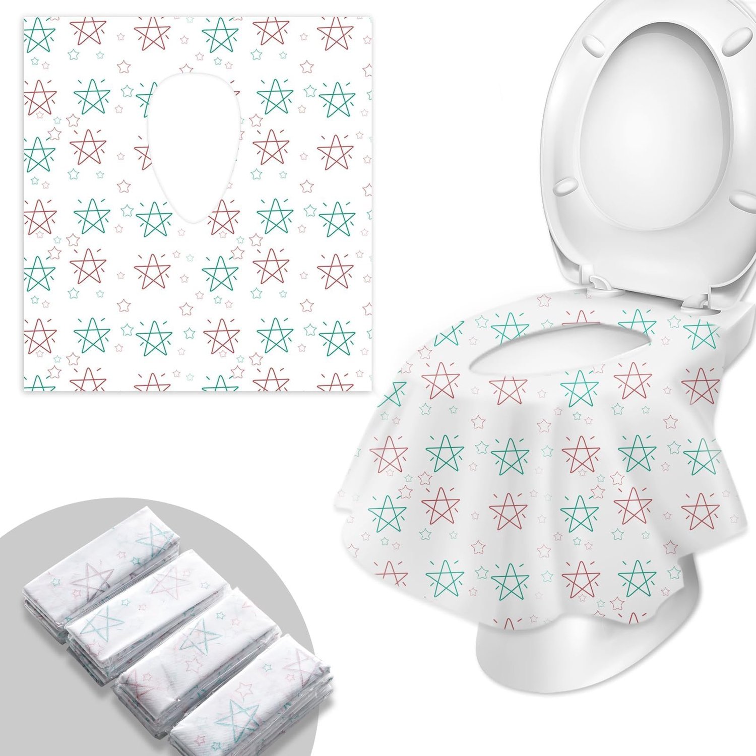 Wegwerp Toiletbril Covers 20 Stuks voor Hygiënisch Gebruik