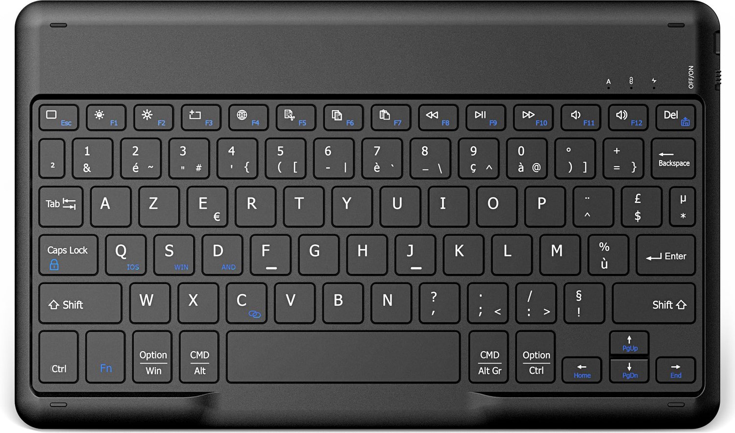 Draadloos Bluetooth Toetsenbord met AZERTY Indeling voor Tablets