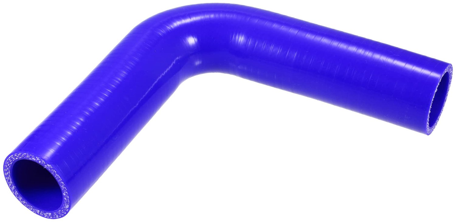 Koppelstuk 90 Graden Bocht - Silicone Slang - Binnendiameter 32mm - Buitendiameter 42mm - Lengte 150mm - Verbeterde Doorstroming