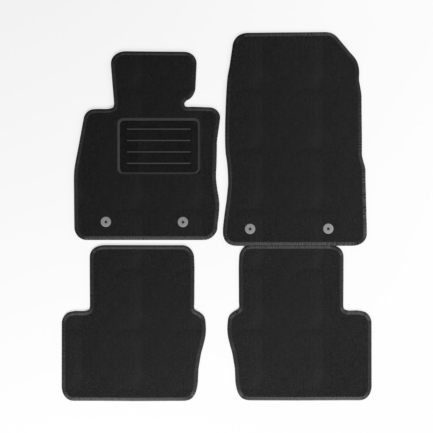 Mats4all | Naaldvilt automatten passend voor Mazda 2 2015-> | Antislip | Met versterking | 4-delig | Automatten | Mattenset