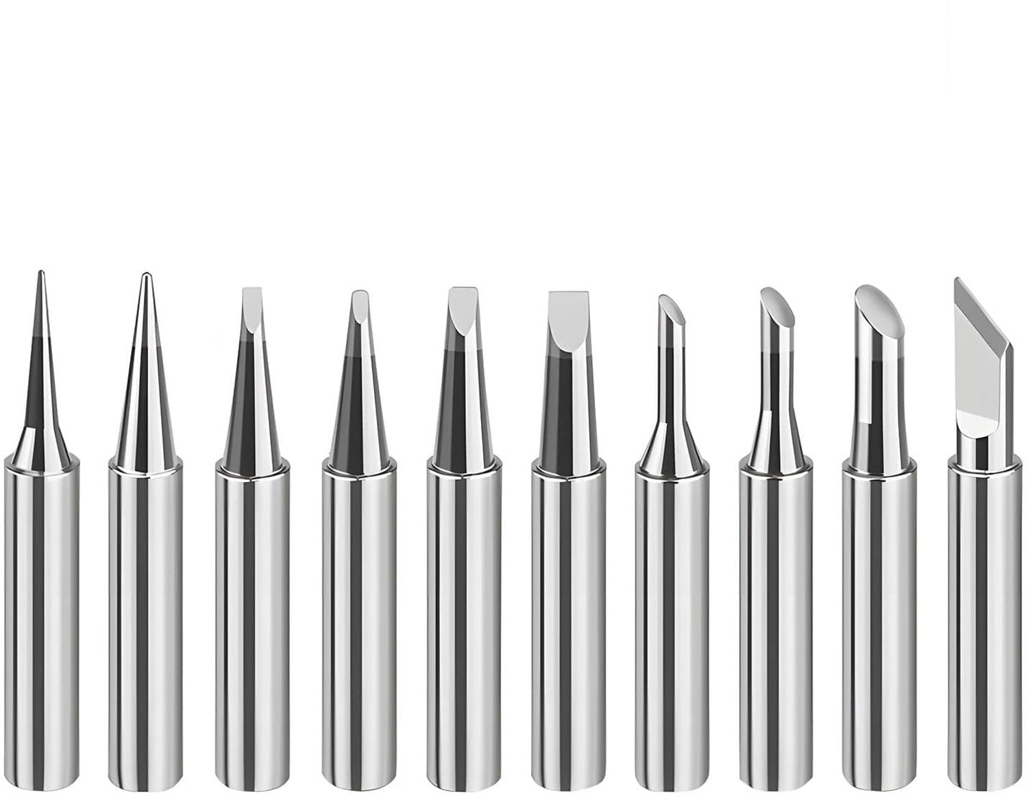 Vervangset voor Soldeertips, 10-delige Soldering Tips Set voor Precisiewerk