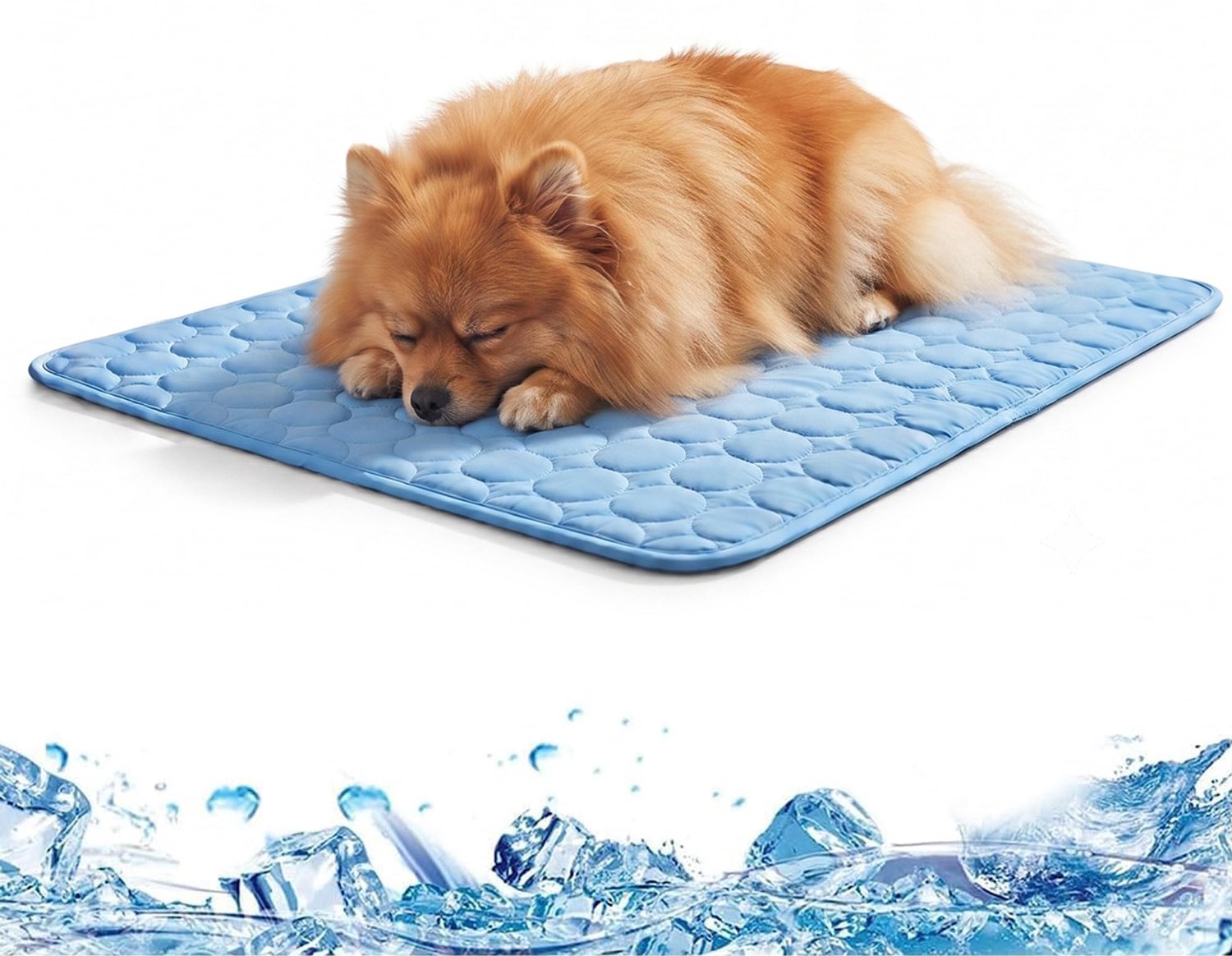 Zelfkoelende Mat voor Honden en Katten, Blauw, Klein