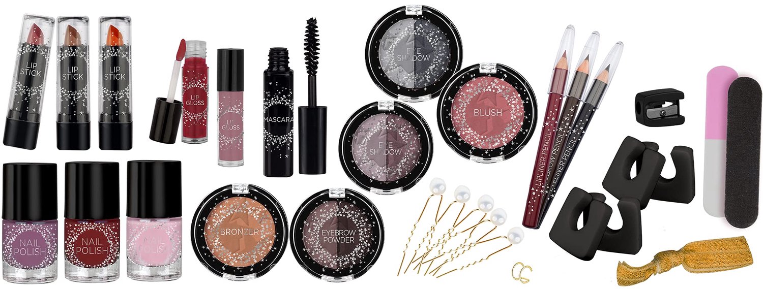 Cosmetica-adventskalender 24 make-upverrassingen - Luxe Doos - Beauty Essentials - Oogschaduw/Nagellak/Lipgloss - Cadeau-idee voor Vrouwen - Stijlvolle Verrassingen - Beautybox – foto 2