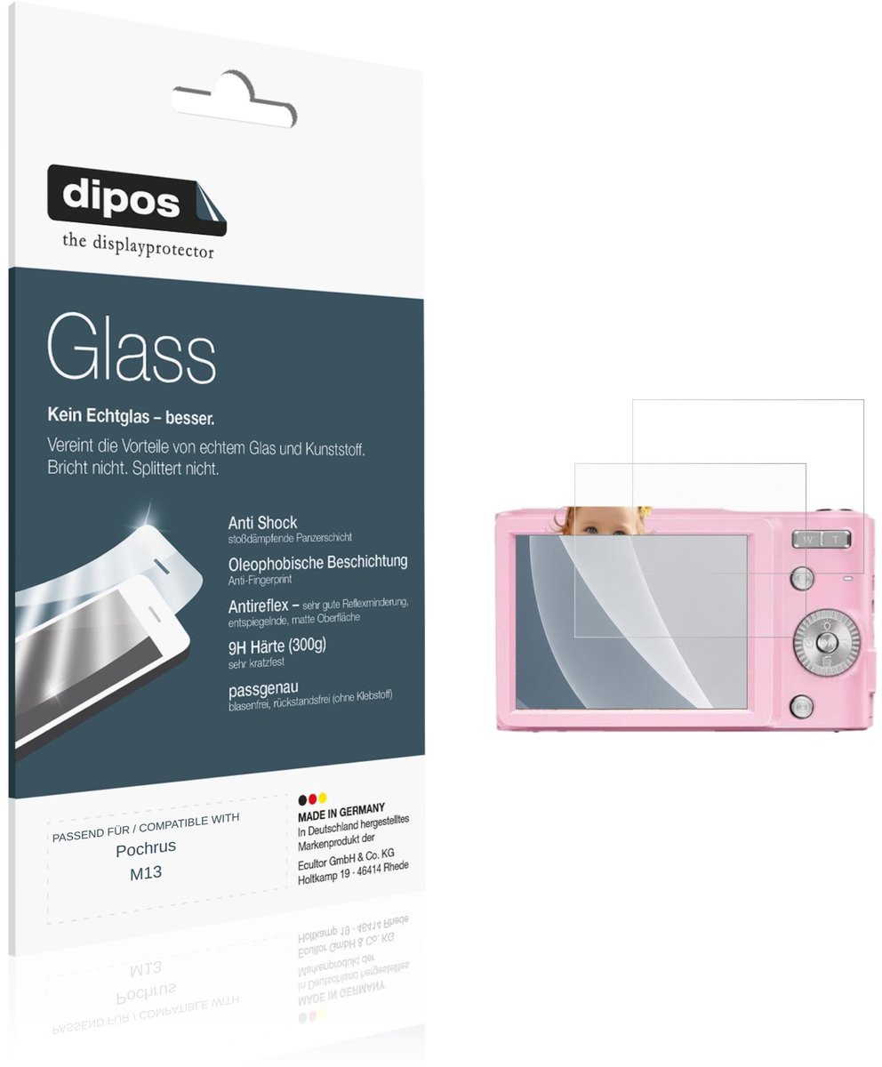dipos – 2x Matte Pantserfolie geschikt voor Pochrus M13 | 9H Screenprotector