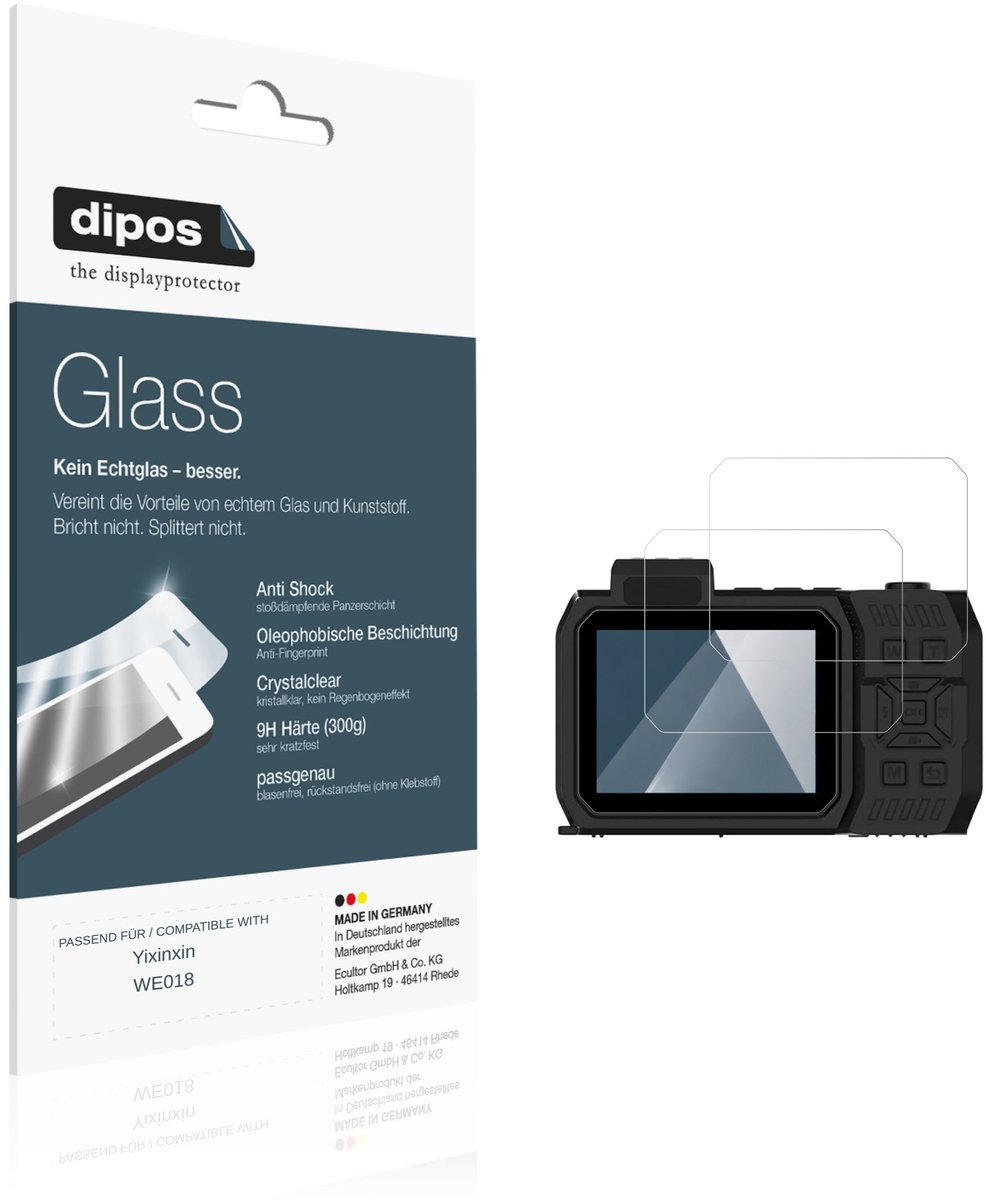 dipos – 2x Pantserfolie geschikt voor Yixinxin WE018 | 9H Screenprotector