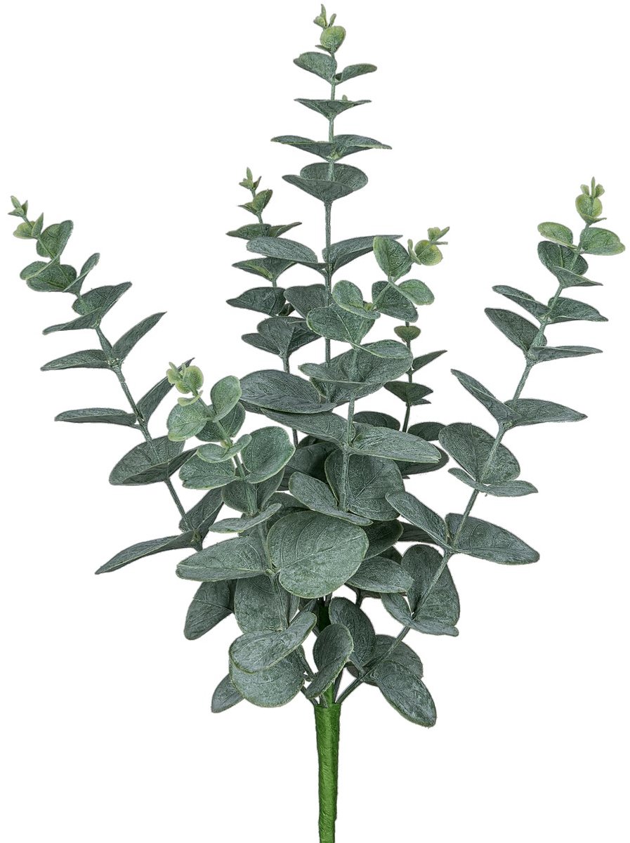 Gasper kunstplant eucalyptus grijs/groen 46 cm