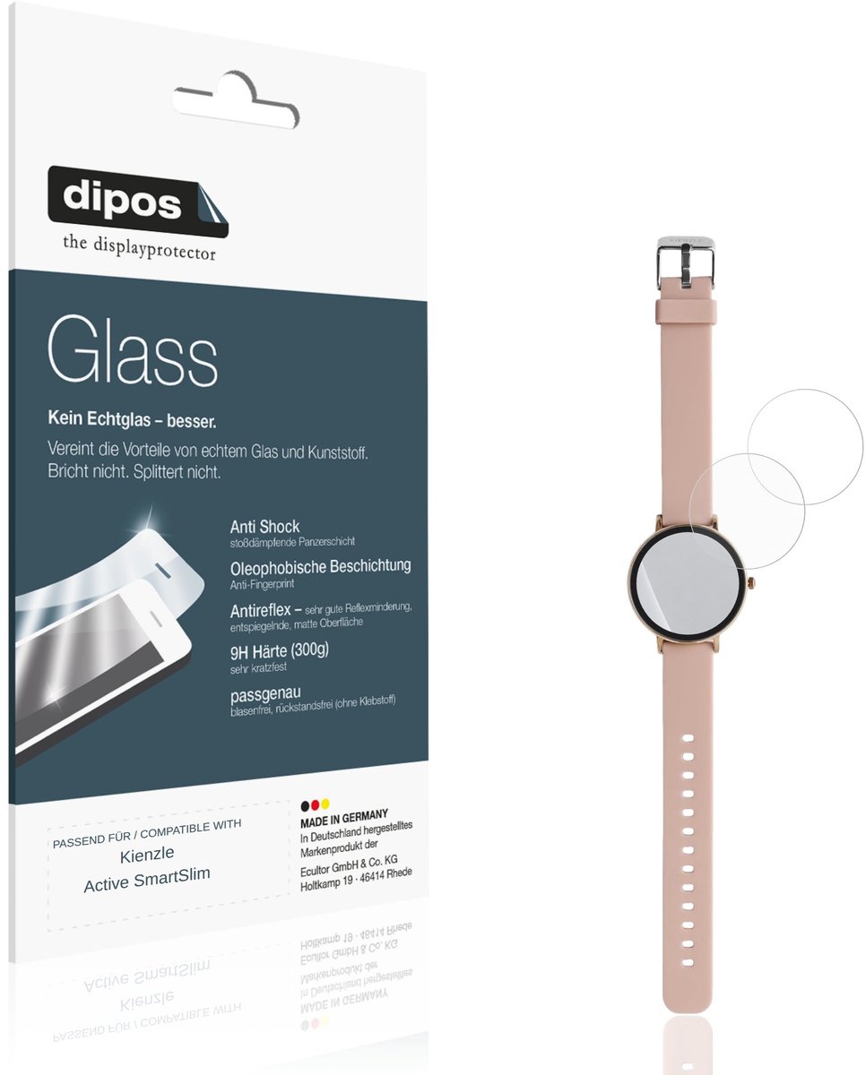 dipos – 2x Matte Pantserfolie geschikt voor Kienzle Active SmartSlim | 9H Screenprotector