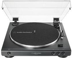 Audio-Technica AT-LP60XUSB Draaitafel met riemaandrijving Grijs, Metallic
