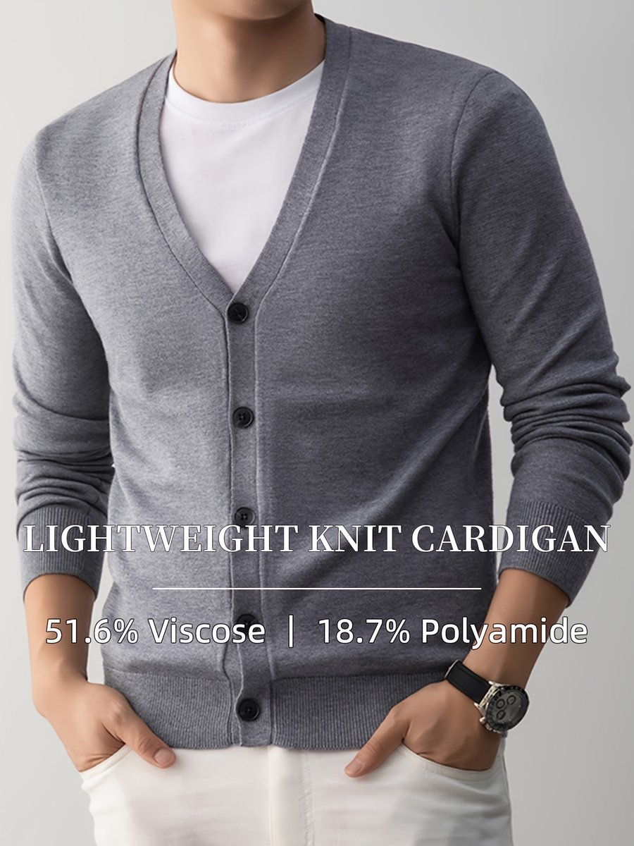 Currero Cardigan Jongens Vest Jongen Met Knopen Kinderen Warm Gebreid Vest Long Lichtgrijs