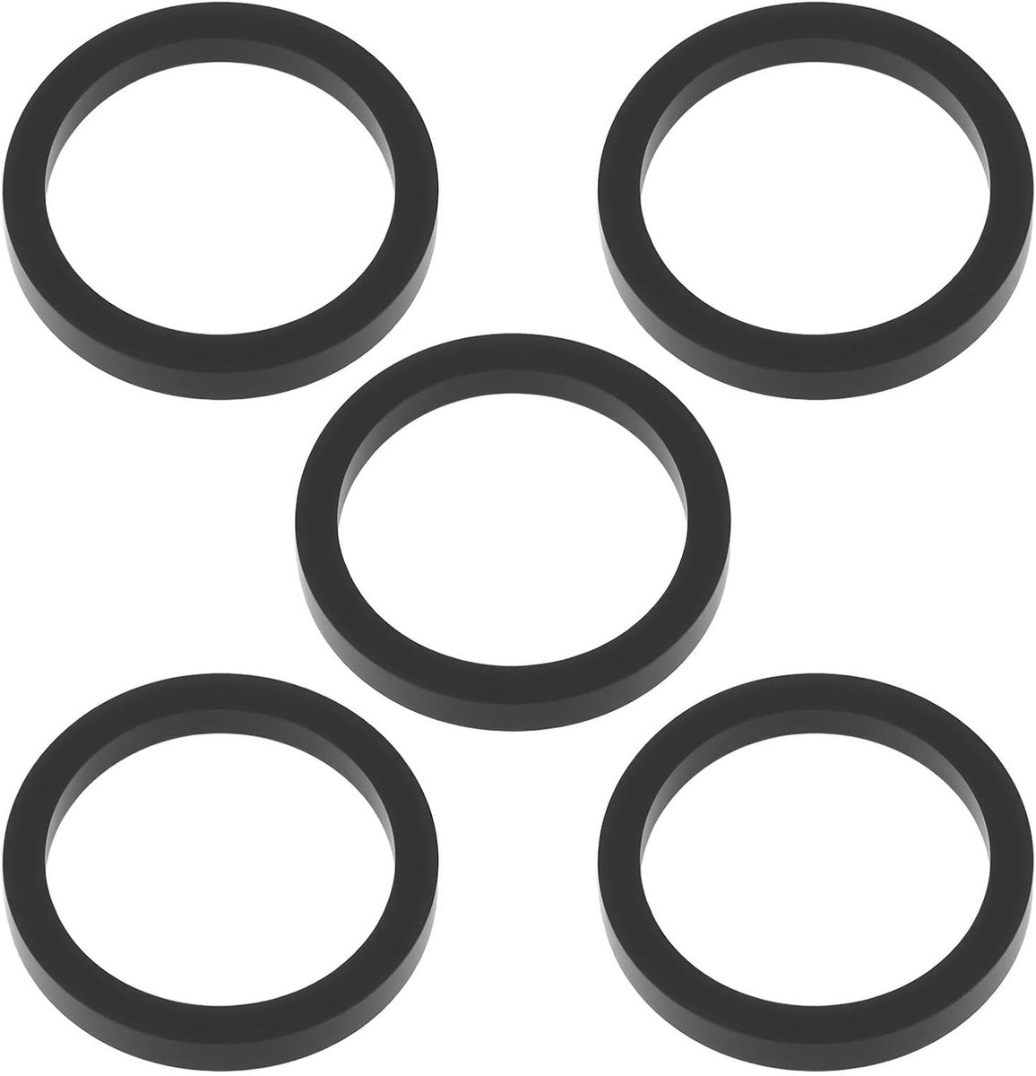 5-pack nitril afdichtringen 28,6 x 23 x 3,53 mm - Oliebestendig, NBR 80A, vervangingsonderdelen voor hydraulische fittingen en afdichtingen