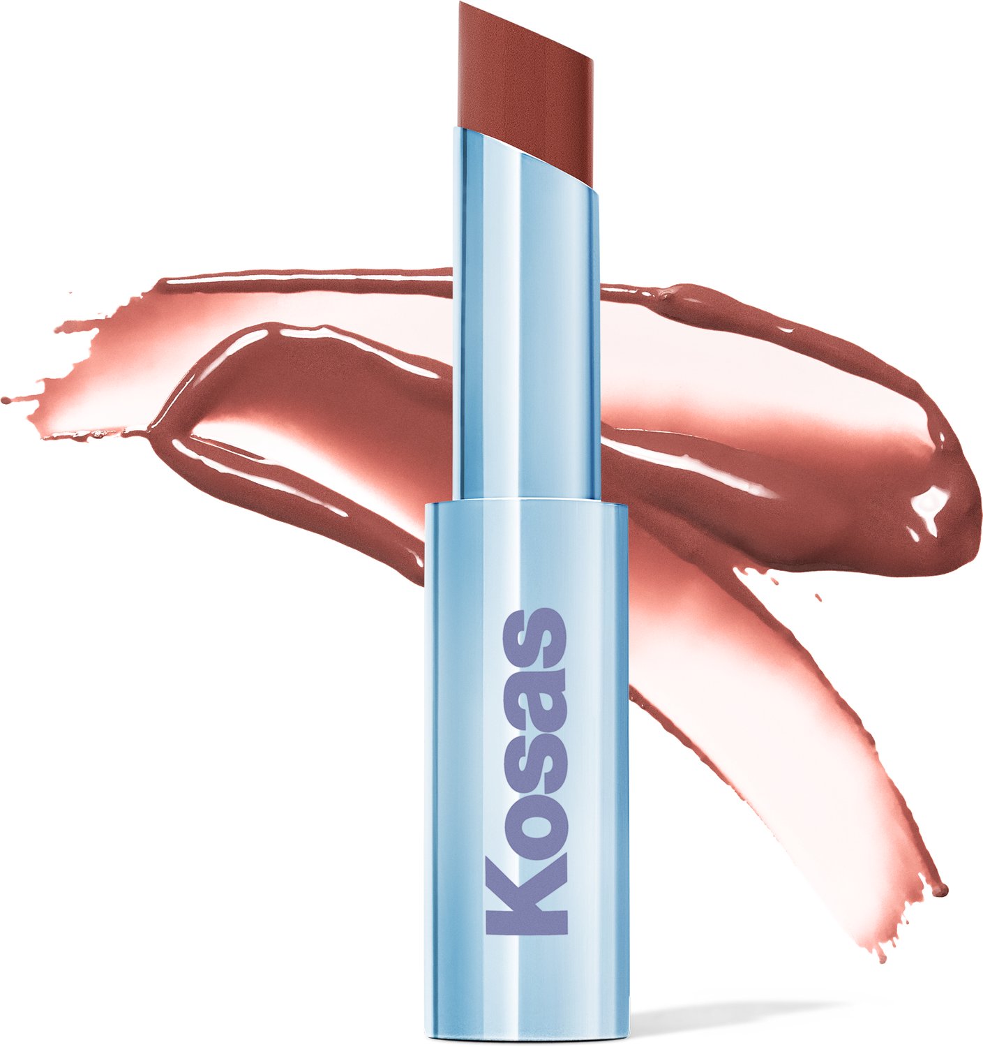 Kosas - Wet Stick Moisturizing Shiny Sheer Lipstick - Getinte lippenbalsem 3 g - Tropic Bliss