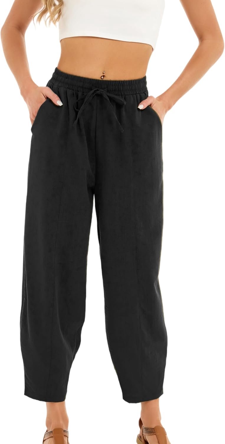 Broek voor dames, korte broek met lange pijpen voor lente en zomer