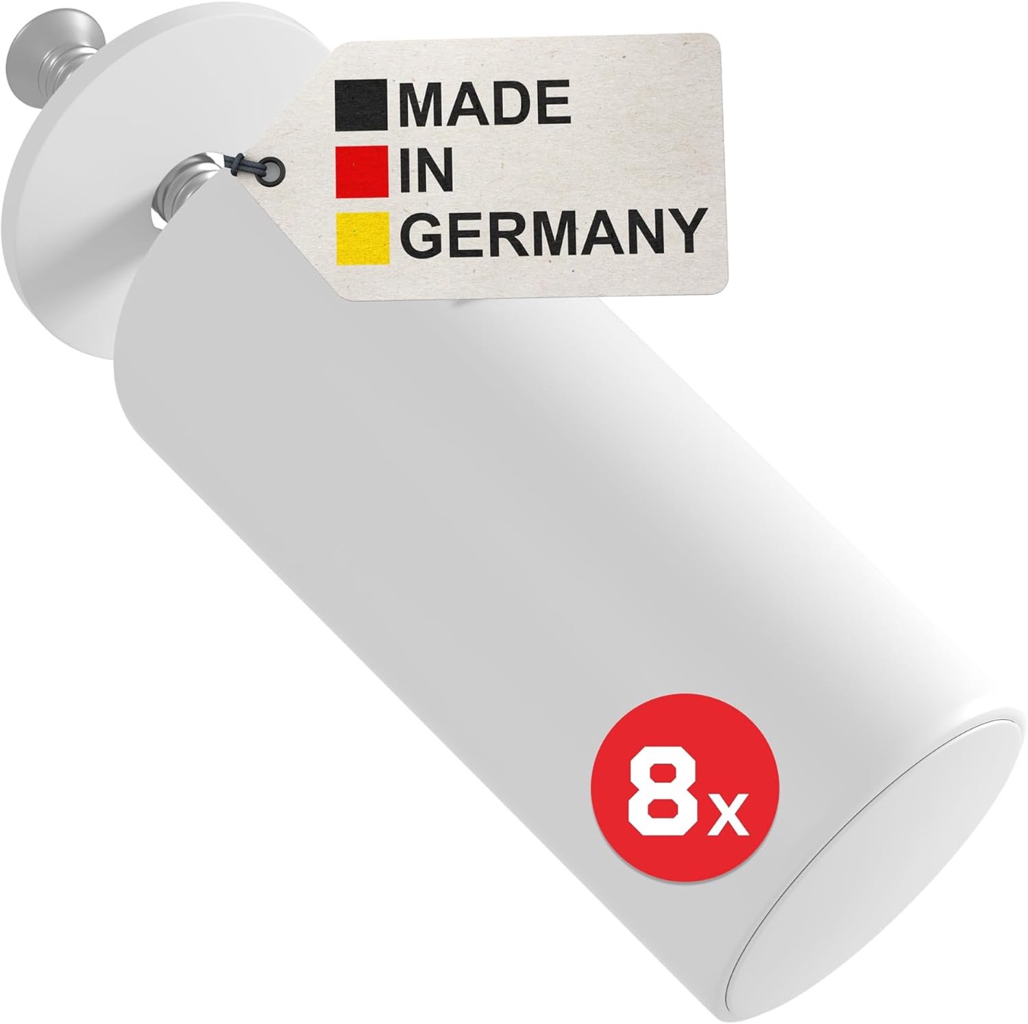 Rolgordijn stopper 40 mm - Set van 8 - Kunststof - Eenvoudige montage voor rolgordijnen - Vemera