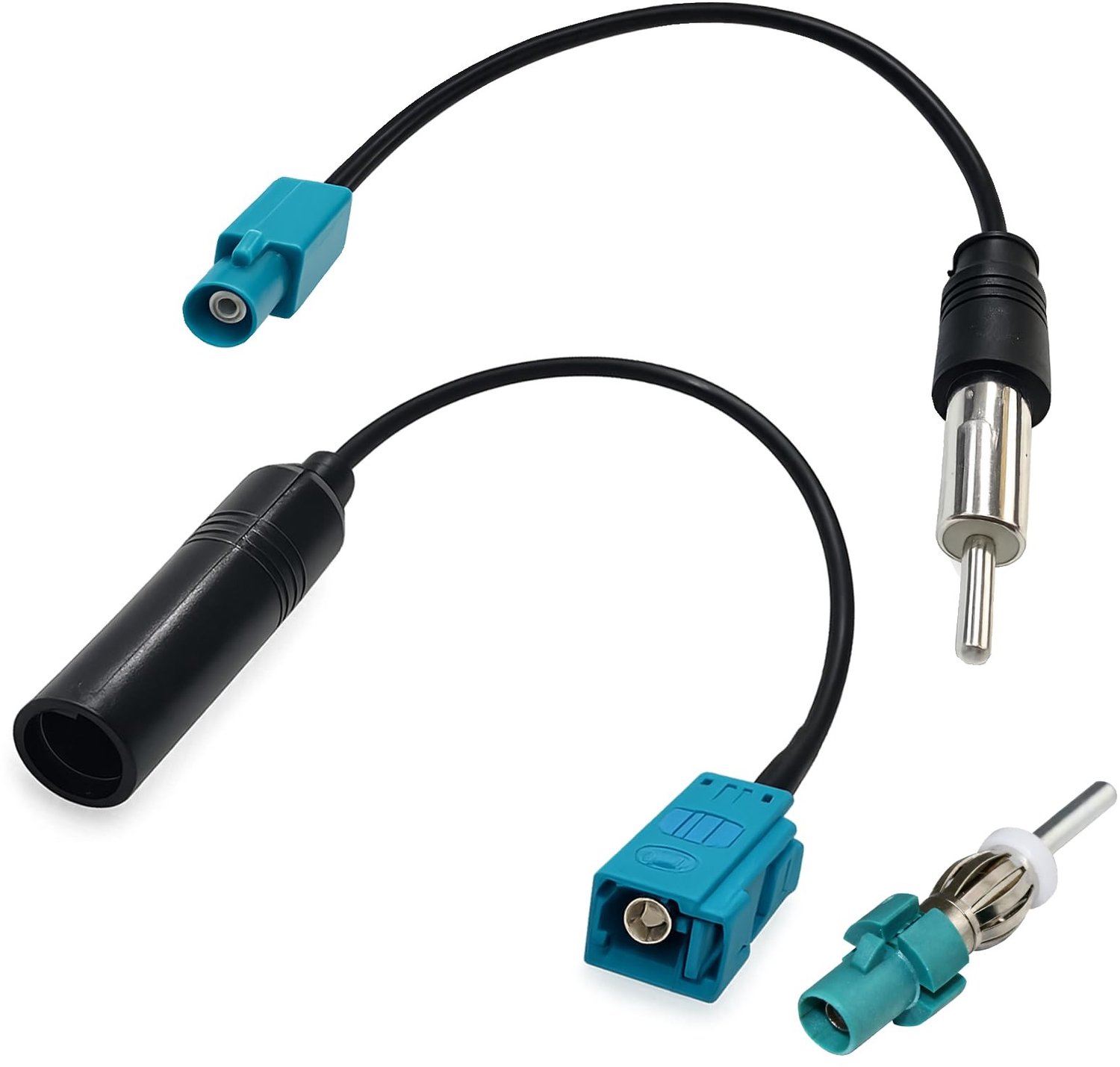 Set van 3 Autoradioantenneadapters voor DAB, FM en AM