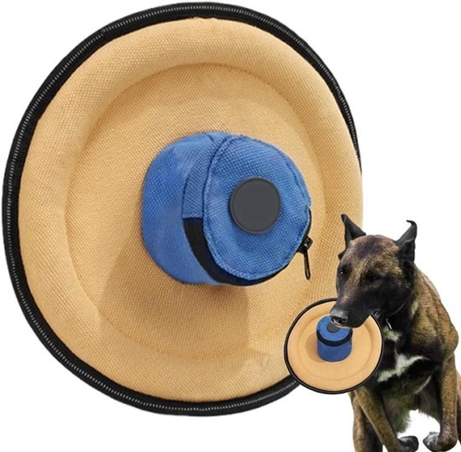 Hondenvliegschijf - Frisbee voor honden - Apporteertraining - Reflecterende rand - Niet gespecificeerd - Niet gespecificeerd