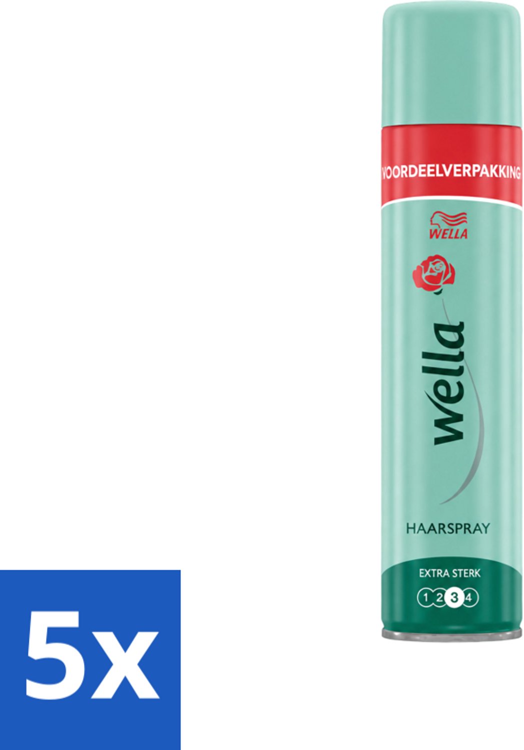 5 x Wella – Forte – Haarspray Extra Strong - 400 ml - Voordeelverpakking - 5 stuks